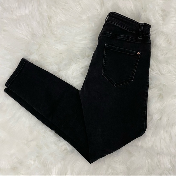 Me&City Stretch Skinny Jeans Black Size 0 - Picture 1 of 7